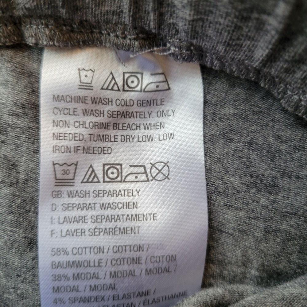 Any Body 3X Grey Drawstring Casual Pants NWOT Side Pockets - Picture 6 of 7